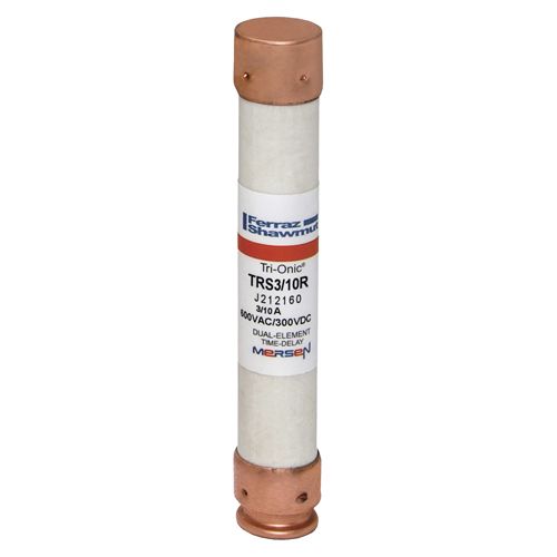 TRS3/10R - Fuse Tri-Onic® 600V 0.3A Time-Delay Class RK5 TRS Series